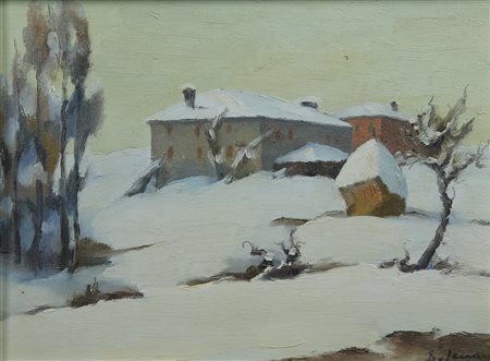 LANARO DINO (1908 - 1998) - Inverno.