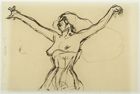 BUCCI ANSELMO (1887 - 1955) - Danzatrice.