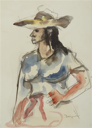 BERGOMI GIACOMO (1923 - 2003) - Senza titolo.