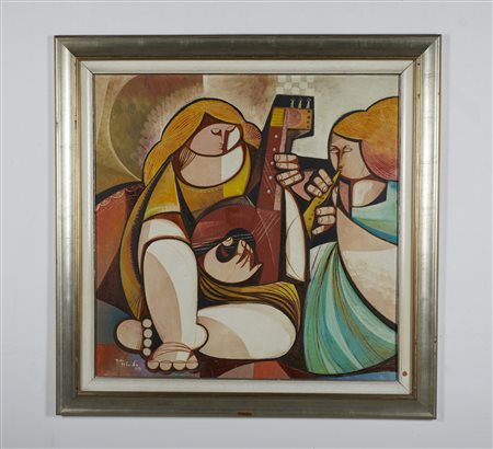 DI CARLO VITTORIO MARIA (n. 1937) - Musicanti.