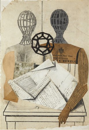 REPOSSI GIOVANNI (1929 - 2012) - Senza titolo.