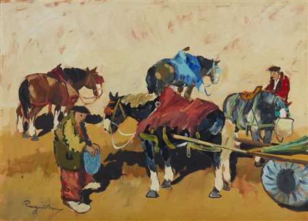 RAGNI BASSO (1921 - 1979) - Senza titolo.