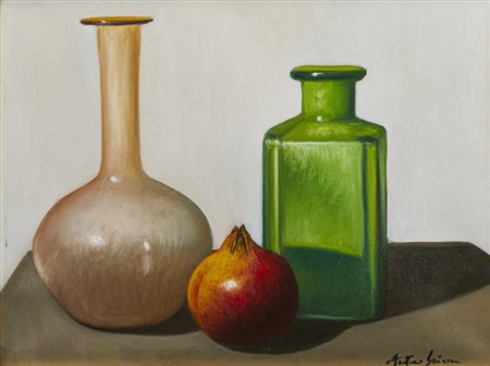 SCIACCA ANTONIO (n. 1957) - Vetri e melograno. .
