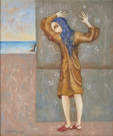 BENAGLIA ENRICO (n. 1938) - La nascondarella. .