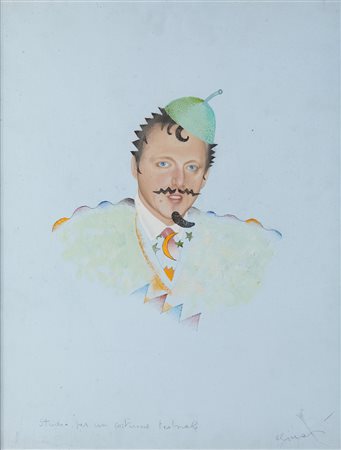 ALINARI LUCA (n. 1943) - Studio per costume teatrale.