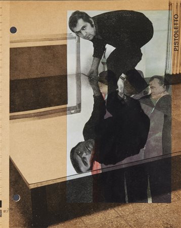 PISTOLETTO MICHELANGELO (n. 1933) - Comizio n. 2. .