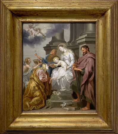 Santa Rosalia con Madonna e Gesù Bambino e Santi Pietro e Paolo a latere