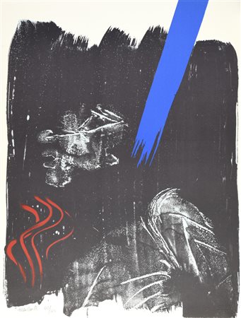 Antonio Recalcati SENZA TITOLO litografia, cm 65x50; es. 42/125 firma,...