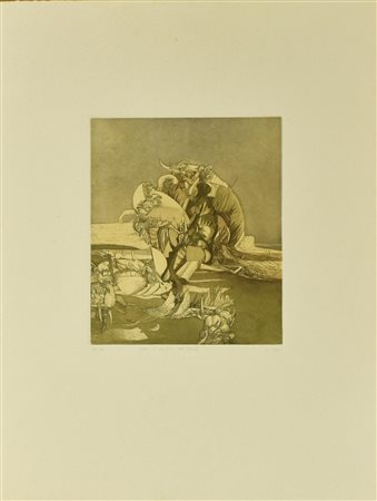 L. Patti VADO AI CONFINI DEL MONDO litografia su carta, cm 70x50; es. 88/60...