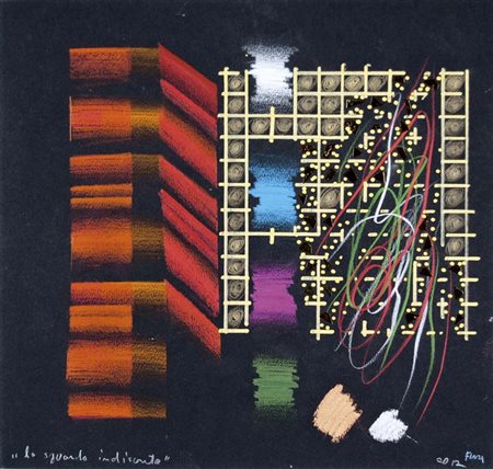 FINZI ENNIO Venezia 1931 Lo sguardo indiscreto 2012 tecnica mista e collage...