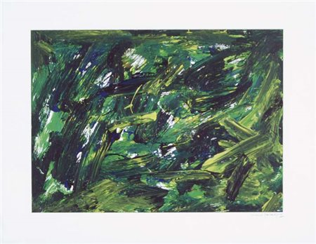 ZAVAGNO NANE Pordenone 1932 - 2013 senza titolo olio su carta 33x44 firma in...