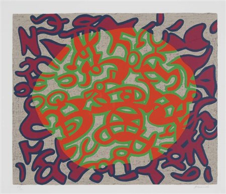 ACCARDI CARLA Trapani 1924 senza titolo litografia es. XV/C 35x50 firma in...