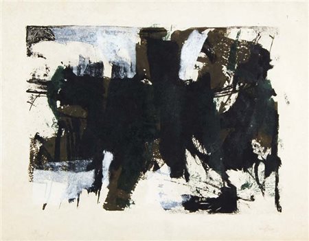 AFRO Udine 1912 - Zurigo 1976 senza titolo litografia es. 28/90 51x66,5 firma...