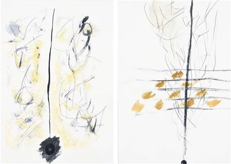 BARTOLINI LUCIANO Fiesole 1948 - Milano 1994 senza titolo 1987 lotto di 2...