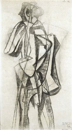 AFRO Udine 1912 - Zurigo 1976 senza titolo 1949 tecnica mista su carta...