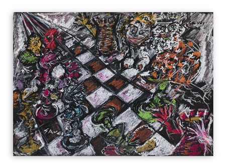 PIERO GAULI (1916-2012) - Rivolta degli scacchi N.1, 2005