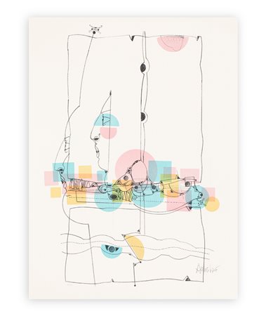 SALVADOR AULESTIA (1919-1994) - Senza Titolo