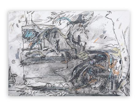 ATTILIO FORGIOLI (1933) - Studio per un autocarro nel bosco, 2008