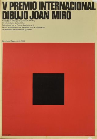JOAN MIRO' manifesto, 70x50 cm Realizzato da Circulo artistico de Sant Lluc...