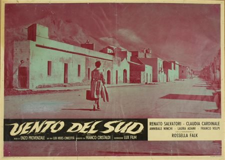 VENTO DEL SUD manifesto cinematografico, 50x70 cm realizzato per il film...