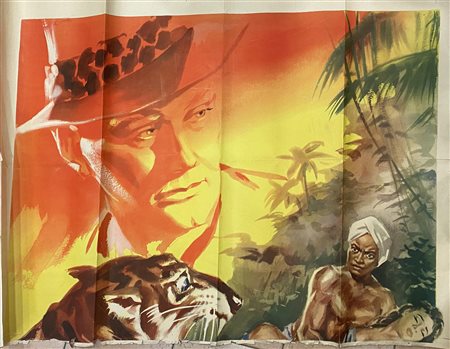 LA TIGRE DEL KUMAON manifesto cinematografico,2x 100x135cm Realizzato da...