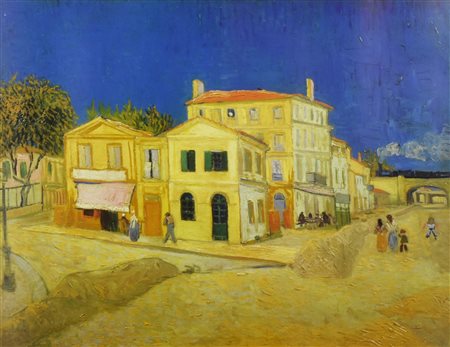 POSTER VINCENT VAN GOGH, THE YELLOW HOUSE poster, cm 63x74,5