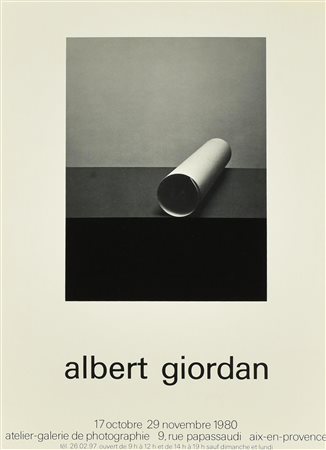 ALBERT GIORDAN manifesto, 54x40 cm Realizzato dalla Atelier Galerie de...