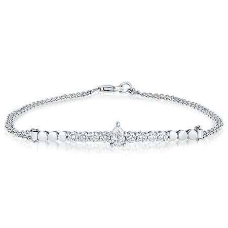 BRACCIALE IN ORO BIANCO CON DIAMANTI - BY SHLOMIT ROGEL - CP5192W