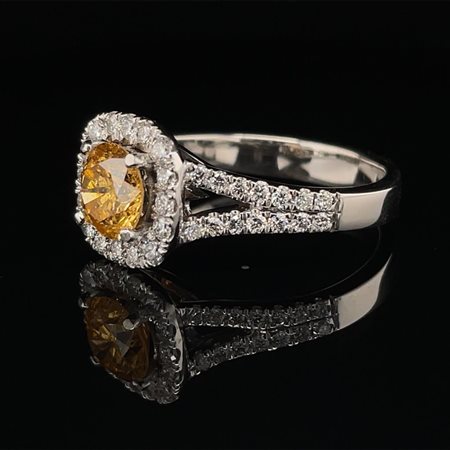 ANELLO IN ORO CON DIAMANTE 1.14 CARATI