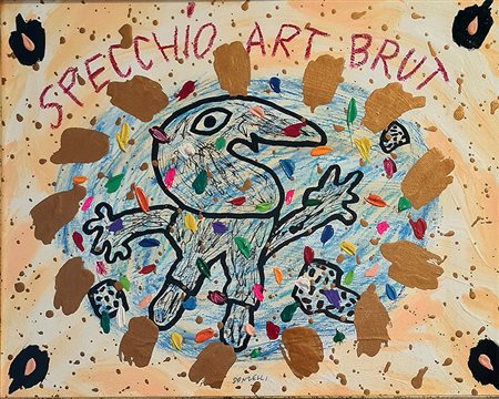 Bruno Donzelli, 'Specchio Art Brut'