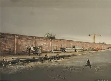 Renato Santini, 'Lavori in corso', 1979