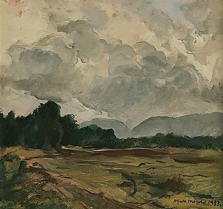 Alfredo Meschi, 'Nuvole di scirocco (Settembre)', 1933