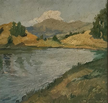 Alfredo Meschi, 'Lago Santo', 1928