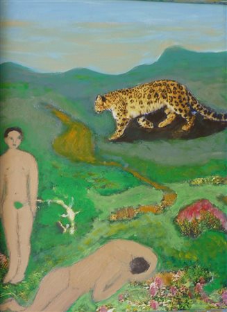 Angelo Ruggeri, 'Eva scopre il corpo di Abele morto', 2020