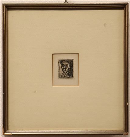 Giovanni Omiccioli Lotto composto da un pennarello su carta raffigurante figura