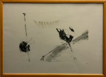Mario Raciti "Senza titolo" 
litografia
cm 49x69
firmata e numerata 23/24 in bas