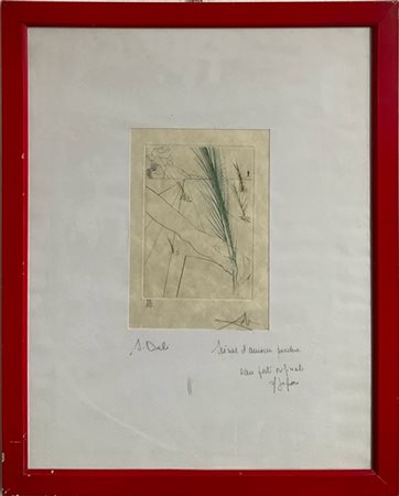 Salvador Dalì "Love's Labour's Lost" 1970
acquaforte e puntasecca su carta giapp