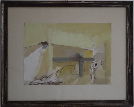 Franco Francese "Senza titolo" 1966
tecnica mista su carta
cm 35x50
Firmato, dat