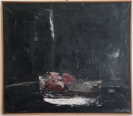 Tino Vaglieri "Bucranio" 1957
olio su tela
cm 70x80
firmato e datato in basso a