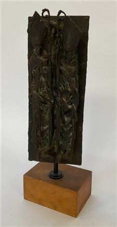 Floriano Bodini "Vescovi n. 7 (variante unica)" 1961
scultura in bronzo su base