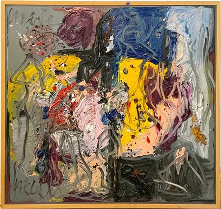 Giorgio Moiso "Offerte speciali" 2005
olio e assemblage su tela
cm 120x130
firma