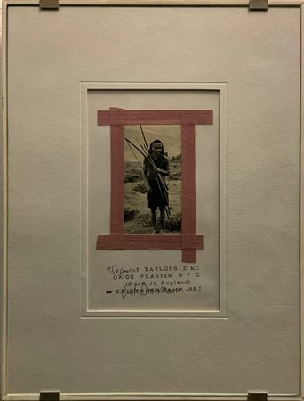 Erik Dietman "45,4 cm of Tailors Zinc" 1963
collage, stampa e tecnica mista su c