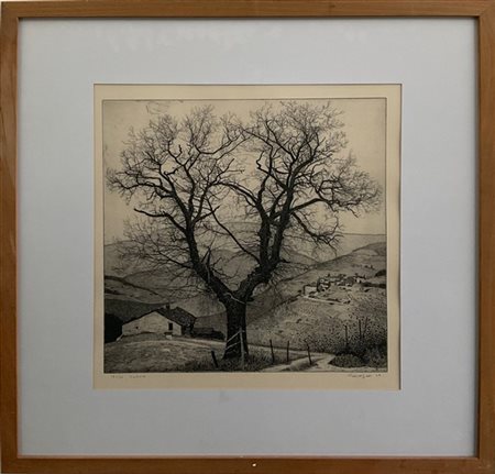 Federica Galli "Umbria" 1999
acquaforte
lastra cm 49,5x49
firmata, datata, titol