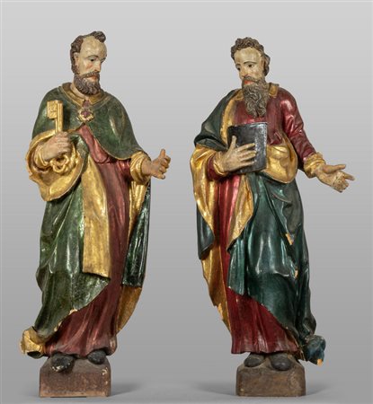 San Pietro e San Paolo, coppia di grandi sculture 
