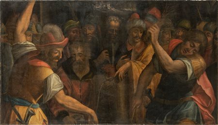 Scuola napoletana sec.XVIII "Scena Biblica" 