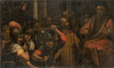 Scuola napoletana sec.XVIII "Scena Biblica" 