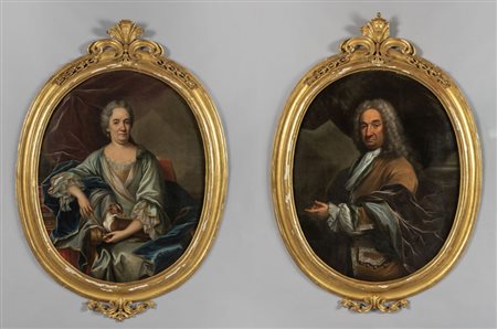 Scuola genovese sec.XVIII "Gentildonna con 