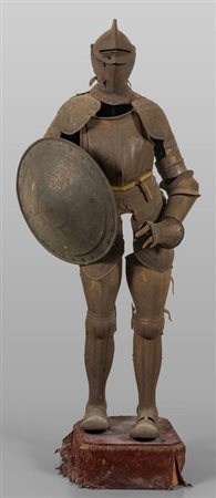 Armatura in ferro cesellato, sec.XIX<br>h.senza 