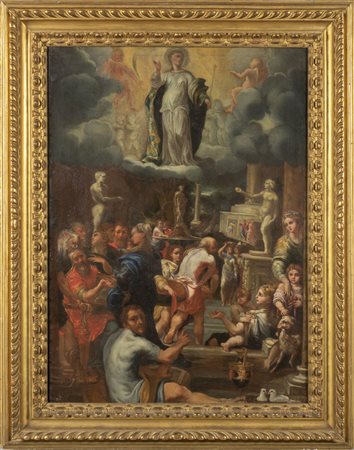 Scuola emiliana sec.XVII "Allegoria 