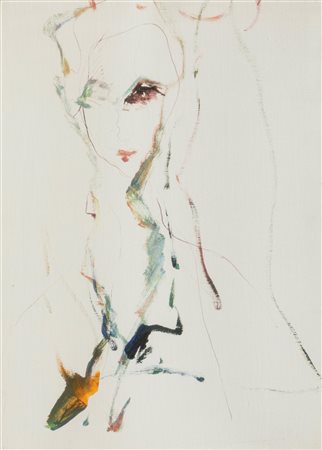 Ernesto Treccani (Milano 1920-2009)  - Senza titolo (volto)